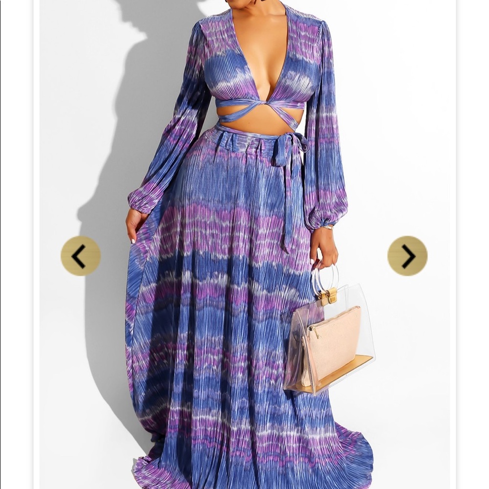 Two piece Maxi Set - Vacation dress